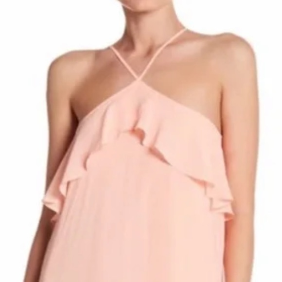 Haute Hippie Ashbury Halter Ruffle Top Size Small - Picture 1 of 8